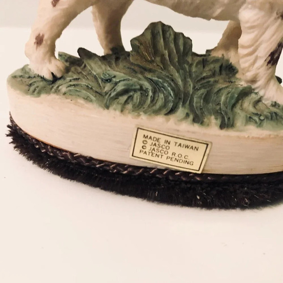Vtg Jasco English Setter Hand Painted Clothes Lint Brush Taiwan - Picture 6 of 13